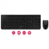 CHERRY DW 3000 klávesnica myš v cene univerzálna RF Wireless QWERTZ nemecká sivá