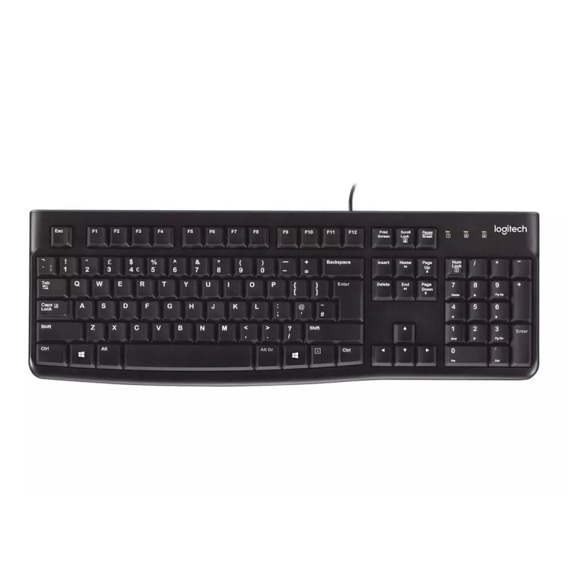 Logitech K120 káblová klávesnica