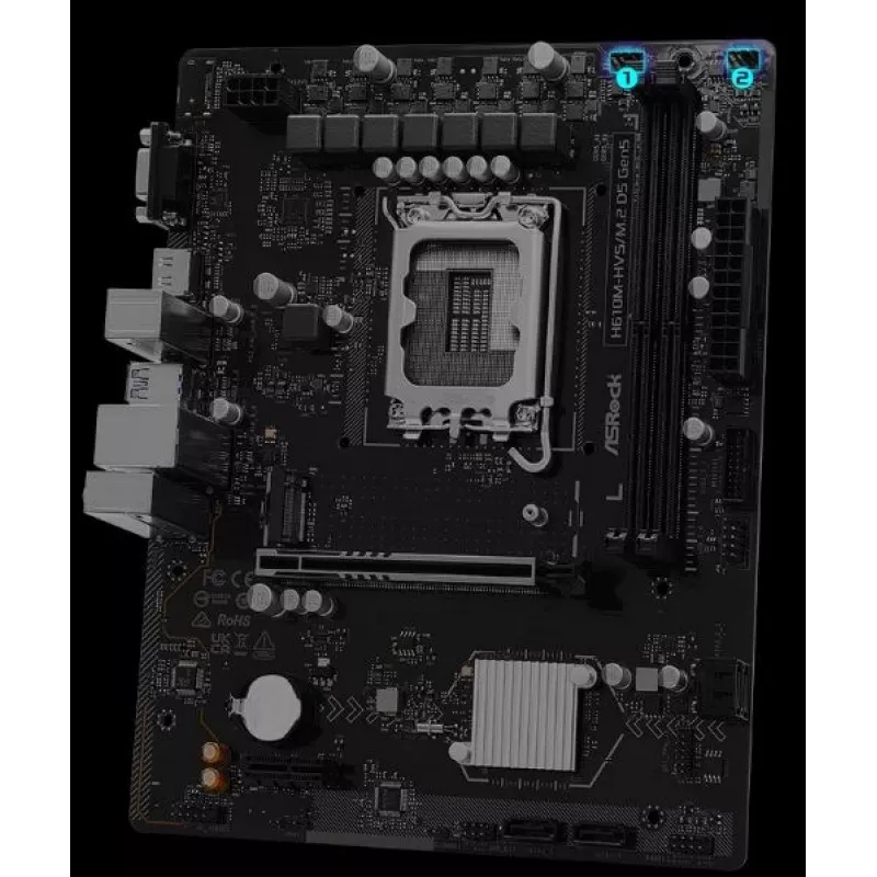 Základná doska ASRock H610M-HVS/M.2 D5 GEN5 – LGA1700, DDR5, PCIe 5.0, mATX