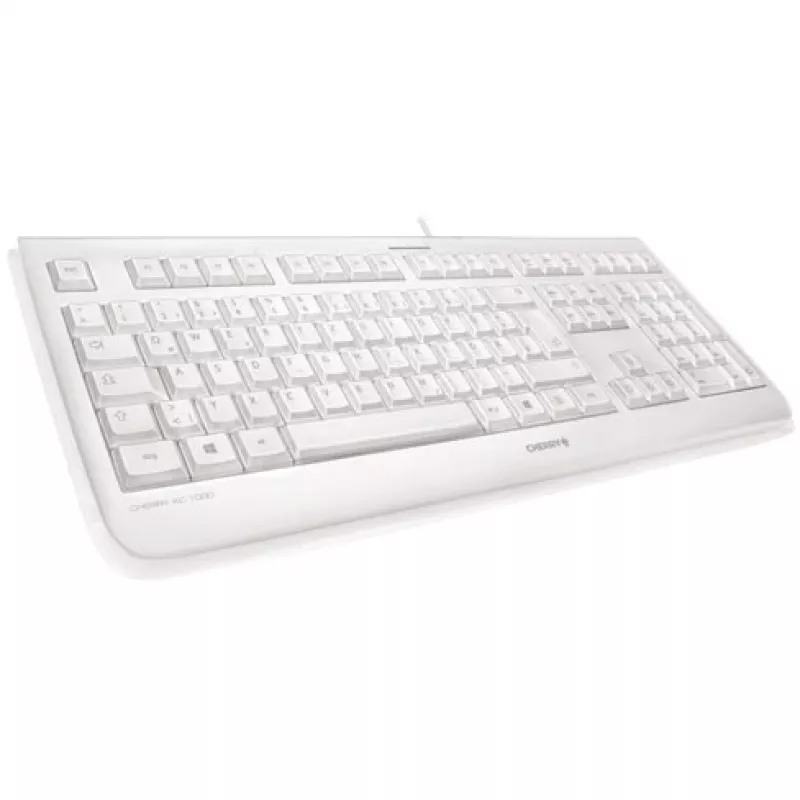 CHERRY KC 1068 klávesnica USB švajčiarske rozloženie sivá