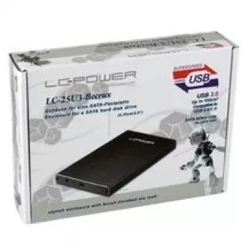 Externé puzdro na pevný disk LC-Power LC-25U3-Becrux čierne
