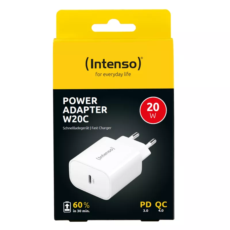 Nabíjačka do interiéru Intenso POWER ADAPTER USB-C/7802012
