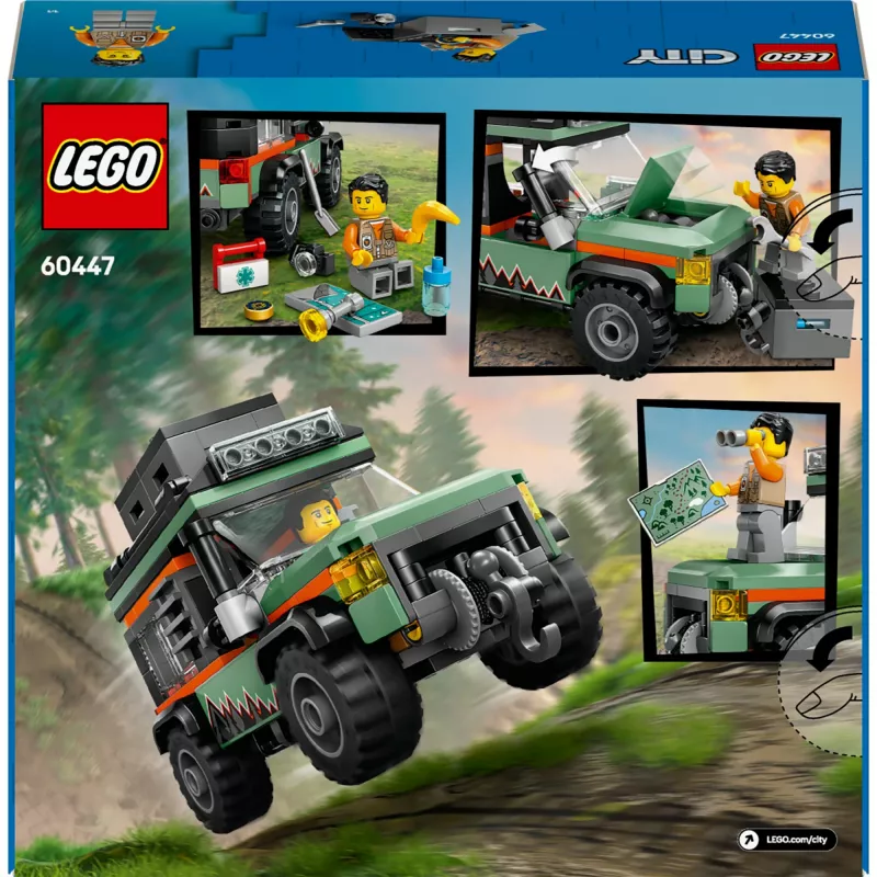 LEGO City Offroad SUV 4x4 stavebnica 60447 — 221 dielov, 1 minifigúrka, od 6 rokov