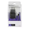 Qoltec 50188 nabíjačka pre mobilné zariadenia notebook, smartfón, smart hodinky, tablet, telefón, univerzálna čierna AC, DC vnútorné