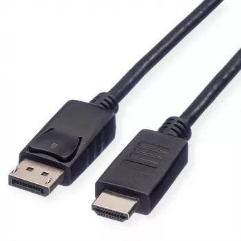 ROTRONIC-SECOMP Roline Green - adaptérový kábel - DisplayPort konektor samec zaistený na HDMI konektor samec