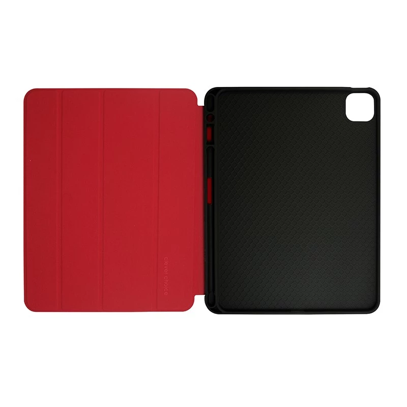 Crong FlexFolio CRG-FXF-IPD112-RED knižkové puzdro pre iPad Air 11 M3 (2025)/M2 (2024), iPad Air 10.9 (5-4 gen.), iPad Pro 11 (2022-2021), 27,7 cm (10,9″), s držiakom na Apple Pencil, červené