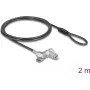 Zámok na notebook Navilock 22052 pre MacBook Pro 2021–2024 14 palcov a 16 palcov, 2 m kábel