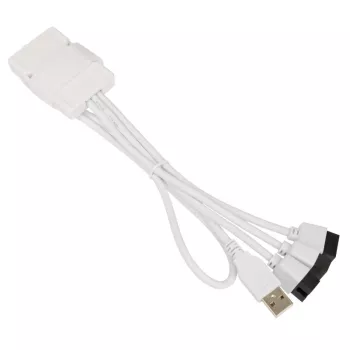 USB hub Lian Li PW-U2TPAW Type-A konektor samec 1-na-3 IDC 9-Pin