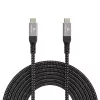 USB-C na USB-C kábel GEMBIRD CCBP-USB4-CMCM240 1,5 m, USB4 Gen 3x2, 40 Gbit/s, 240 W, čierny