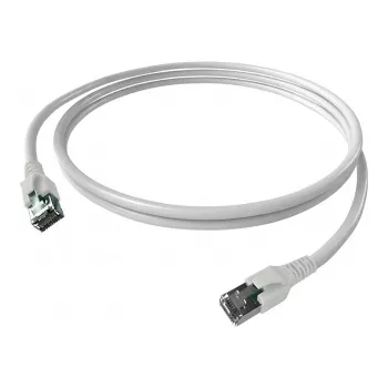 Easylan CP1KWBWBW0050 RJ45 sieťový kábel, patch kábel CAT 6a S/FTP 5 m biely 1 ks