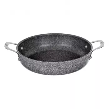 Indukčná panvica na pečenie s 2 rukoväťami BALLARINI Salina Granitium 24 cm 75002-811-0