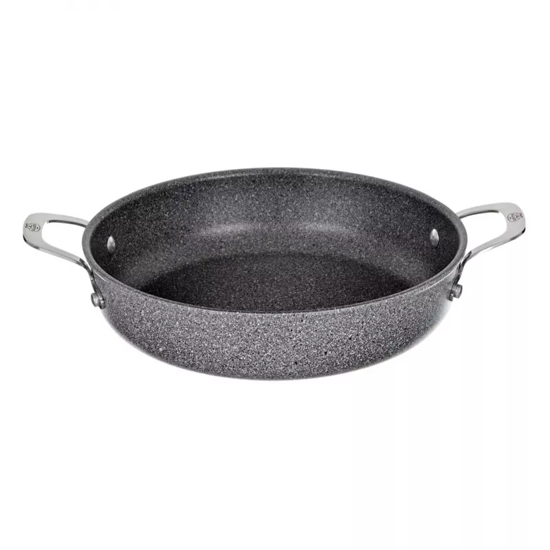 Indukčná panvica na pečenie s 2 rukoväťami BALLARINI Salina Granitium 24 cm 75002-811-0