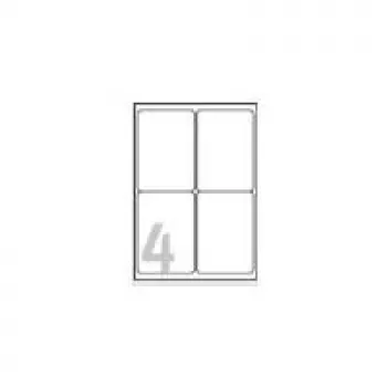 Avery Zweckform Avery Heavy Duty Laser Labels - polyester - biela - 99,1 x 139 mm 80 etikiet (20 listov x 4)