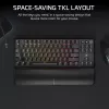 Corsair K70 CORE TKL klávesnica herná USB + RF Wireless + Bluetooth QWERTZ nemecká čierna
