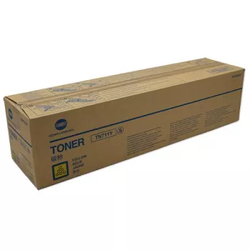 Konica Minolta A3VU250/TN-711Y toner žltá. 31,5K strán/5 % pre KM Biz