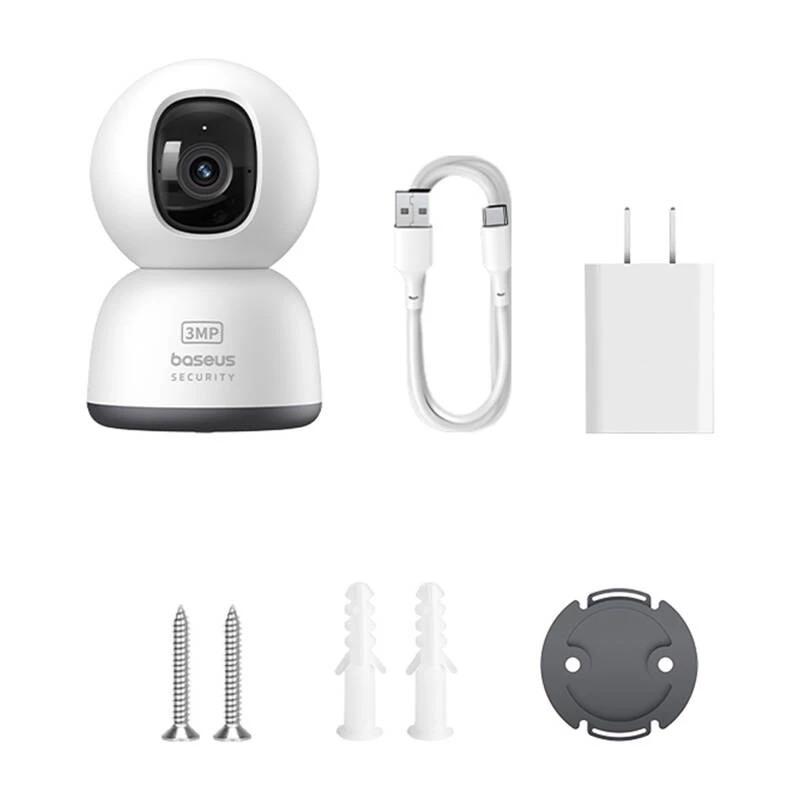 Baseus P1 Lite 2K vnútorná kamera (biela)