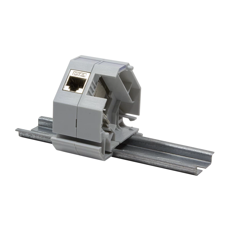 Logilink | DIN lištový adaptér pre 1x RJ45 Keystone modul | MP0053