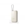 Xiaomi 10000mAh powerbanka s integrovaným káblom béžová
