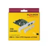 Delock PCI Express x4 karta na 2 x externý USB 3.1 Gen 2 Type-A port (90298)