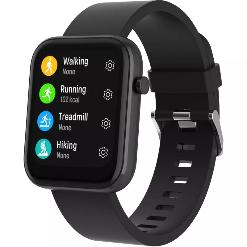 DENVER SW-182 - smartwatch s náramkom - 4,3 cm (1,7 inch) displej - Bluetooth - čierny (116111000580)