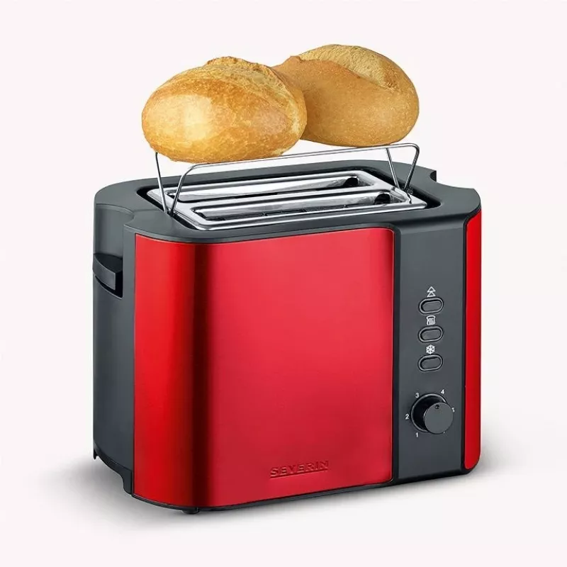 Hriankovač Severin AT 2217 2 plátky 800 W čierna červená