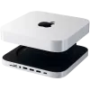 Satechi USB Type-C hliníkový stojan a hub pre Apple Mac mini (strieborná)