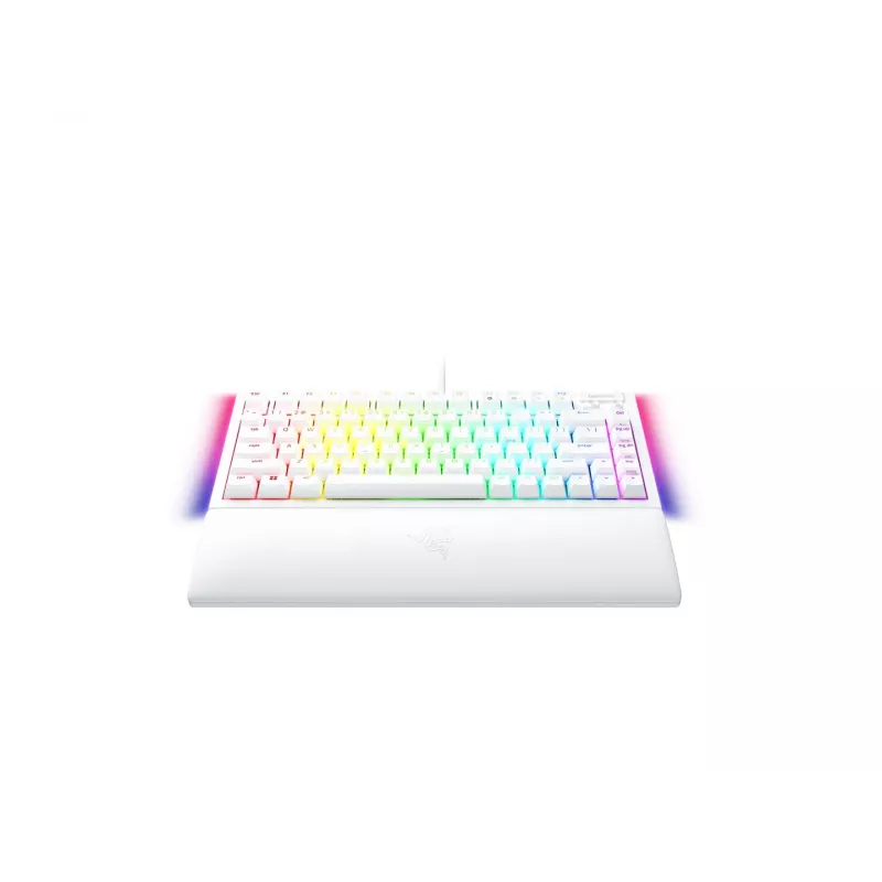 Mechanická herná klávesnica Razer BlackWidow V4 75% USB QWERTY US-angličtina biela
