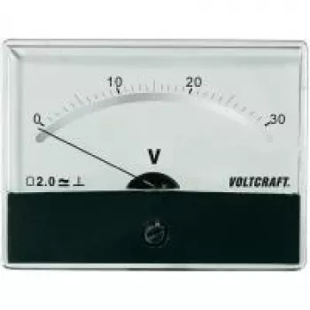 Voltcraft AM-86X65/30V/DC zabudovaný merací prístroj AM-86X65/30V/DC 30 V otočný cievkový merací prístroj (AM-86X65/30V/DC)