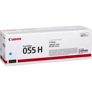 Canon 055H tonerkartuša 1 kus originálna azúrová