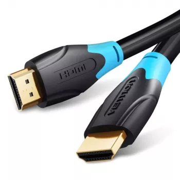 HDMI kábel Vention AACBN 15 m, HDMI Type-A na Type-A, HDMI 2.0, 18 Gbit/s, ARC, pozlátené kontakty, čierny