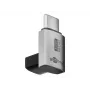Goobay USB-C adaptér vertikálny 90° rotovaný USB4 - konektor samec> (74444)