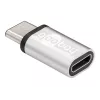 Wentronic Goobay USB-C™ adaptér - USB 2.0 Micro-B konektor samica, strieborný - na prepojenie zariadenia USB-C™ s káblom USB 2.0 Micro-B (56636)