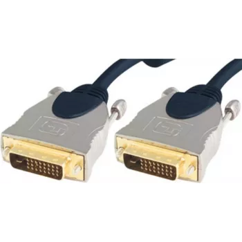 shiverpeaks sp-PROFESSIONAL DVI kábel 2 m DVI-D modrý - chróm (SP77442)