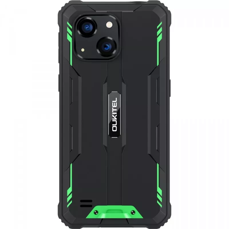 Oukitel G2 4G smartfón, 6 palcov, 4/64 GB, 6300 mAh, IP69K, Dual SIM, Android 14, zelený (bez nabíjačky)