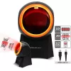 Qoltec 50857 káblová stolová čítačka čiarových kódov, 1D/2D, QR, USB, kábel 1,75 m