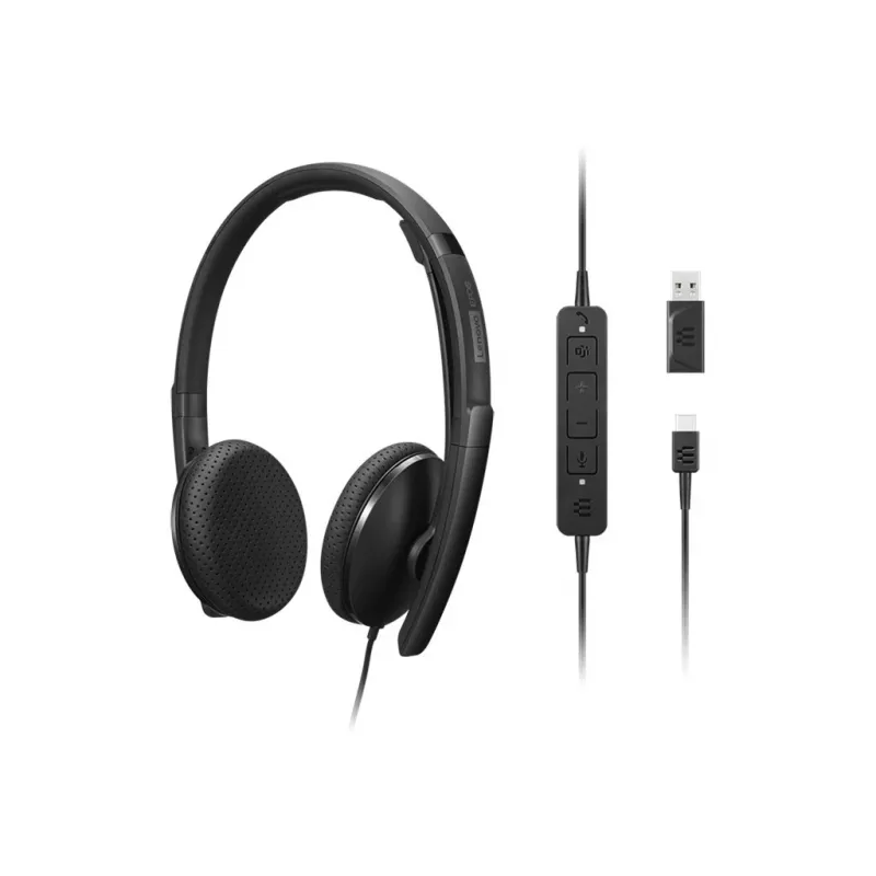 Lenovo 4XD1M45626 Slúchadlá/headset káblový s čelenkou USB Type-C čierna
