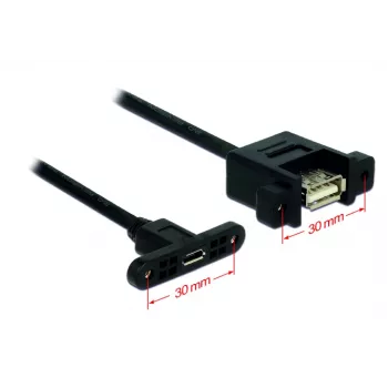 USB kábel Micro-USB B USB A DeLOCK 85109 0,25 m