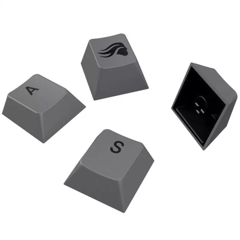 Keycaps GLORIOUS GPBT Basics PBT Dye-Sub Armor sivá ANSI rozloženie