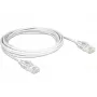 DeLOCK - patch kábel - RJ-45 (M) - RJ-45 (M) - 50 cm - UTP - CAT 6 - bezhalogénový - biely (83780)