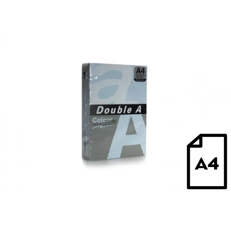 Farebný papier Double A, 80 g, A4, 500 listov, Ocean
