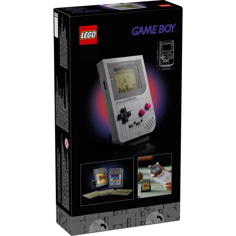 LEGO Retro dizajn stavebnica Game Boy 72046 – detailná replika modelu, stojan na vystavenie
