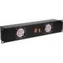 Rackový predný panel Omnitronic Z-19 2U s 2 ventilátormi pre 19