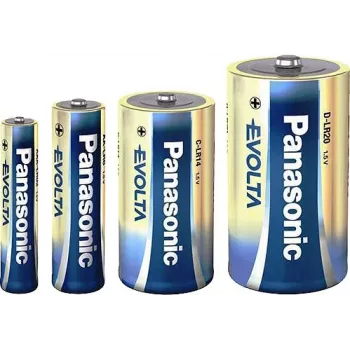 Panasonic Evolta C - jednorazová batéria - alkalická - 1,5 V - 2 kusy - modrá - C