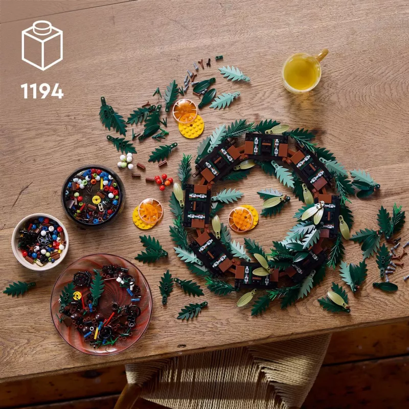 LEGO 10340 Icons vianočný veniec stavebnica