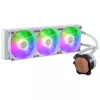 Sada kvapalinového chladenia Cooler Master MasterLiquid 360L Core ARGB biela 12 cm ventilátor