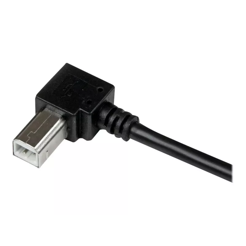 StarTech.com 3m USB 2.0 A na pravouhlý B kábel – M/M, 3 m, USB A, USB B, USB 2.0, čierna