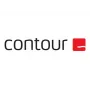 Ergonomická káblová myš Contour X-Bar s centrovaným dizajnom — čierna