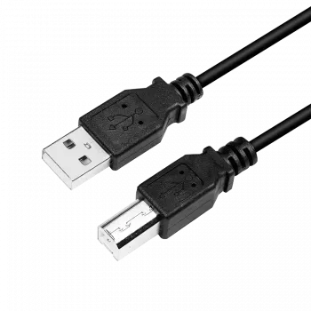 USB kábel LogiLink CU0009B 5m USB A USB B čierny