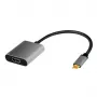 LogiLink CUA0103 USB 3.2 Gen1 Type-C na HDMI-A kábel 0,15 m čierna sivá