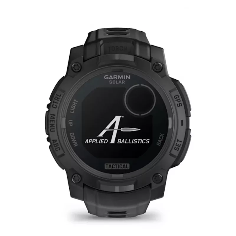 Smartwatch GARMIN Instinct 3 45mm Solar Tactical Edition čierny — 45 mm, solárne nabíjanie, GPS, merač tepovej frekvencie